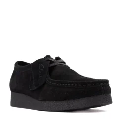 Womens Clarks Wallabee EVO LO Casual Shoe - Black