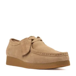 Womens Clarks Wallabee EVO LO Casual Shoe - Dark Sand