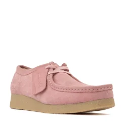 Womens Clarks Wallabee EVO LO Casual Shoe - Dusty Rose
