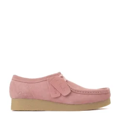Womens Clarks Wallabee EVO LO Casual Shoe - Dusty Rose