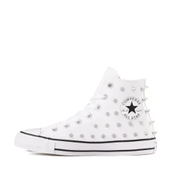Womens Converse Chuck Taylor All Star Chrome Queen High-Top Sneaker - White