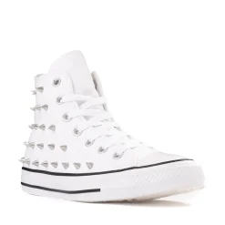 Womens Converse Chuck Taylor All Star Chrome Queen High-Top Sneaker - White