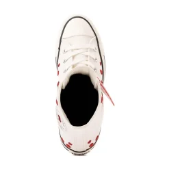Womens Converse Chuck Taylor All Star Hearts And Roses High-Top Sneaker - White