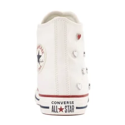 Womens Converse Chuck Taylor All Star High-Top Sneaker - Vintage White / Egret / Days Ahead Red