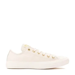 Womens Converse Chuck Taylor All Star Leather Low-Top Sneaker - Egret