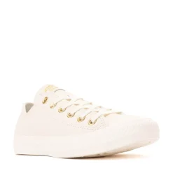 Womens Converse Chuck Taylor All Star Leather Low-Top Sneaker - Egret