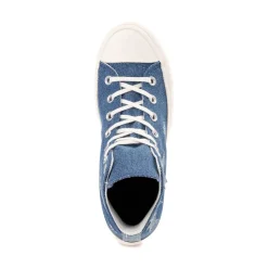 Womens Converse Chuck Taylor All Star Lift Denim High-Top Sneaker - Navy / Egret