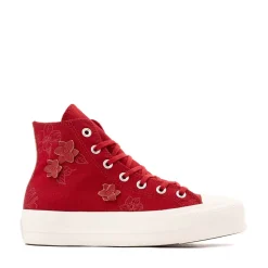 Womens Converse Chuck Taylor All Star Lift 3D Florals High-Top Sneaker - Days Ahead / Egret