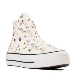 Womens Converse Chuck Taylor All Star Lift High-Top Sneaker - Egret / Floral
