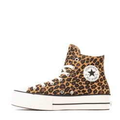 Womens Converse Chuck Taylor All Star Lift Leopard High-Top Sneaker - Incensed / Totally Fudged / Egret