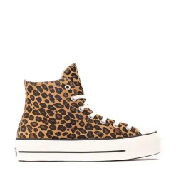 Womens Converse Chuck Taylor All Star Lift Leopard High-Top Sneaker - Incensed / Totally Fudged / Egret