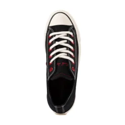 Womens Converse Chuck Taylor All Star Lift Low-Top Sneaker - Black / Egret / Days Ahead Red