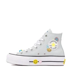 Womens Converse Chuck Taylor All Star Lift Smiley High-Top Sneaker - You Dew You