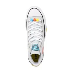 Womens Converse Chuck Taylor All Star Lift Smiley High-Top Sneaker - You Dew You