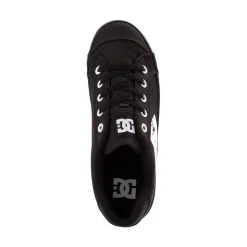 Womens DC Chelsea TX Skate Shoe - Black / White
