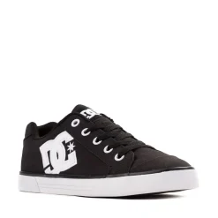 Womens DC Chelsea TX Skate Shoe - Black / White