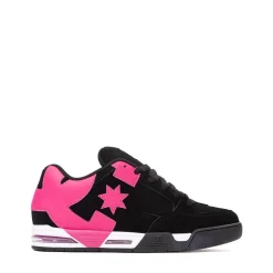 Womens DC Command Skate Shoe - Black / Hot Pink