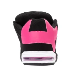 Womens DC Command Skate Shoe - Black / Hot Pink