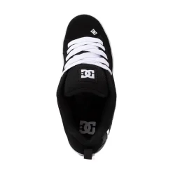 Womens DC Court Graffik 3D Skate Shoe - Black / White / Grey