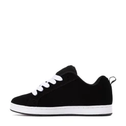 Womens DC Court Graffik 3D Skate Shoe - Black / White / Grey