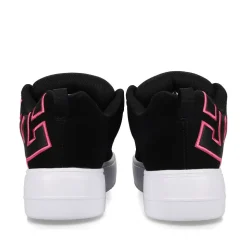 Womens DC Court Graffik Platform Skate Shoe - Black / Pink / White