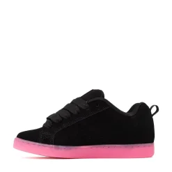 Womens DC Court Graffik Skate Shoe - Black / Pink