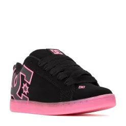 Womens DC Court Graffik Skate Shoe - Black / Pink