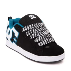 Womens DC Court Graffik Skate Shoe - Black / White / Emerald