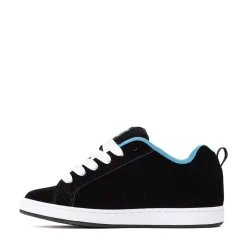 Womens DC Court Graffik Skate Shoe - Black / White / Teal
