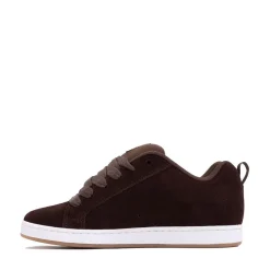 Womens DC Court Graffik Skate Shoe - Brown / Pink