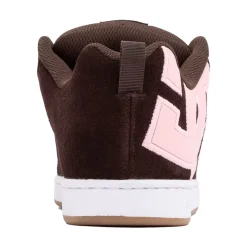 Womens DC Court Graffik Skate Shoe - Brown / Pink