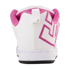 Womens DC Court Graffik Skate Shoe - White / Pink
