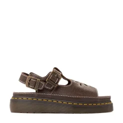 Womens Dr. Martens Dunnet Flower Sandal - Kelp Brown