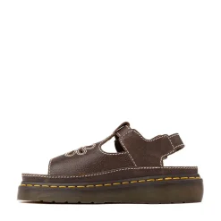 Womens Dr. Martens Dunnet Flower Sandal - Kelp Brown