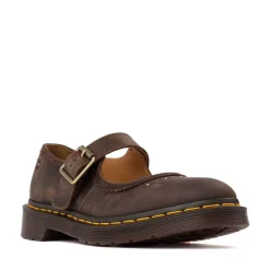 Womens Dr. Martens Flower Mary Jane - Dark Brown