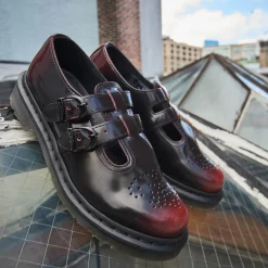 Womens Dr. Martens 8065 Mary Jane Casual Shoe - Cherry Red