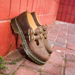 Womens Dr. Martens 8065 Mary Jane Casual Shoe - Dark Brown