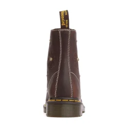Womens Dr. Martens 1460 Pascal Flower 8-Eye Boot - Dark Brown