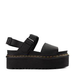 Womens Dr. Martens Voss Platform Sandal - Black