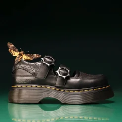 Womens Dr. Martens x Wednesday Buzz Mary Jane Casual Shoe - Black