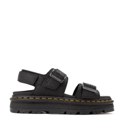 Womens Dr. Martens Zebzag Platform Sandal - Black