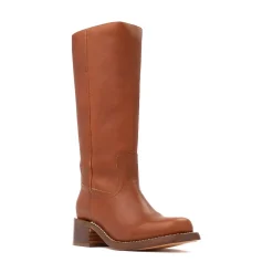Womens Frye Campus 14L Boot - Saddle