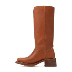 Womens Frye Campus 14L Boot - Saddle