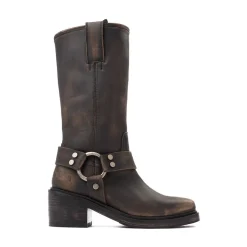 Womens Frye Kate Harness Boot - Black