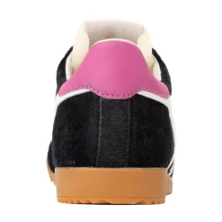 Womens Gola Classics Elan Sneaker - Black / Off White / Fuchsia
