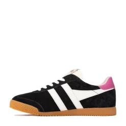 Womens Gola Classics Elan Sneaker - Black / Off White / Fuchsia
