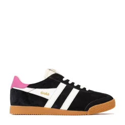 Womens Gola Classics Elan Sneaker - Black / Off White / Fuchsia