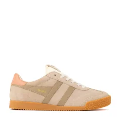 Womens Gola Classics Elan Sneaker - Bone / Light Caramel / Terracotta