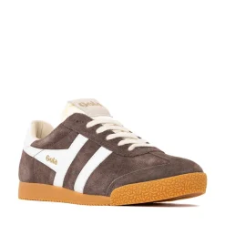 Womens Gola Classics Elan Sneaker - Mocha / White