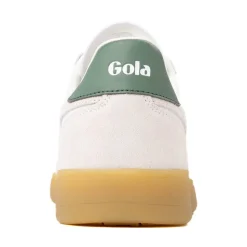 Womens Gola Classics Viper Leather Sneaker - White / White / Evergreen / Gum
